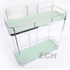 Stainless Steel Chromed Bathroom Glass Shelf (GHY-8974)