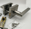 Luxury Black Lever Door Handle Tubular Lever Lock For Privacy Door Lock