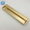 Factory Wholesale Square Plate Furniture Embedded Concealed Hidden Kitchen Cabinet Handle