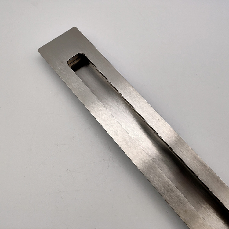 SSS Stainless Steel Long Kitchen Concealed Pulls Embedded Door