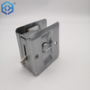 Factory Direct Sale Brass Or Stainless Steel Round Cavity Double Turn Privacy Slide Pocket Door Lock
