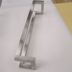 Square Rube Stainless Steel Door Pull Handle Stainless Steel Glass Long Door Handle Square Door Handle
