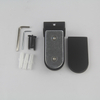 Black Stainless Steel Bathroom Door Hardware Glass To Wall Shower Door Hinges for Glass Door