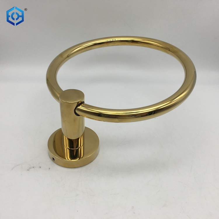 Brushed Bronze Stainless Steel Wall Mount Towel Ring