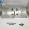 Stainless Steel Hollow Bathroom Lever Door Handle with Indicator on Back Plate