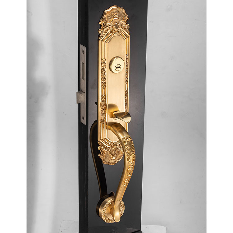 Zinc Alloy Antique Bronze American Standard Cylinder Entrance Handleset Lock security Locksets