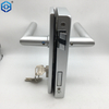Silver Aluminum Office Glass Door Lock with Handles