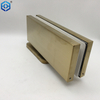 Satin Brass No-Digging Floor Spring Hydraulic Patch for Glass Door