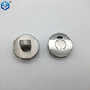 SSS And Black Stainless Steel Thumb Turn Door Lock with Indicator