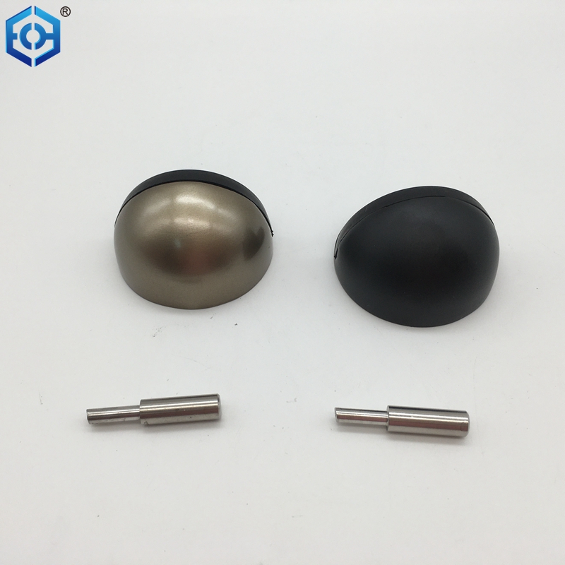 Champagne Nickel Stainless Steel Half Moon Door Stop Buy dunelm door