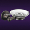 Bronze Glass and Brass Bathroom Soap Dish Holder (ZT-A9805)