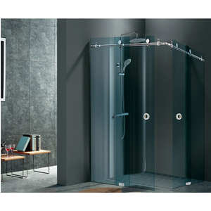 Sliding Glass Door System Shower Door Hardware Stainless Steel Bathroom Glass Fitting