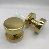 Golden PVD Stainless Steel Hollow Door Knob for Wooden Door 