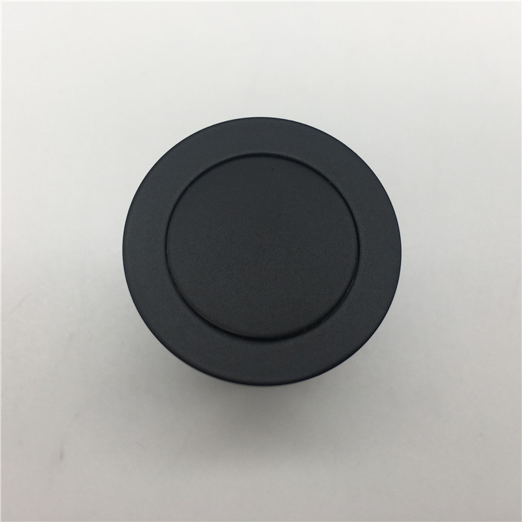Black SS304 Flush Bolt Accessory Door Dust Proof Strike Socket