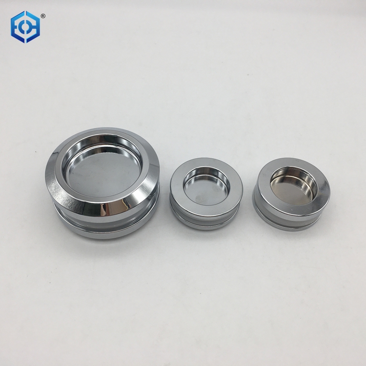 Aluminum Round Glass Knobs And Pulls Sliding Door Pull for Furniture Or