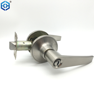 SN Zinc Alloy Privacy Interior Door Lock Set Door Lever Handle