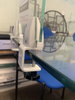 Office Workstation Aluminum Alloy Glass Panel Clamp Railing Glass Shelf Corner Holder Clip
