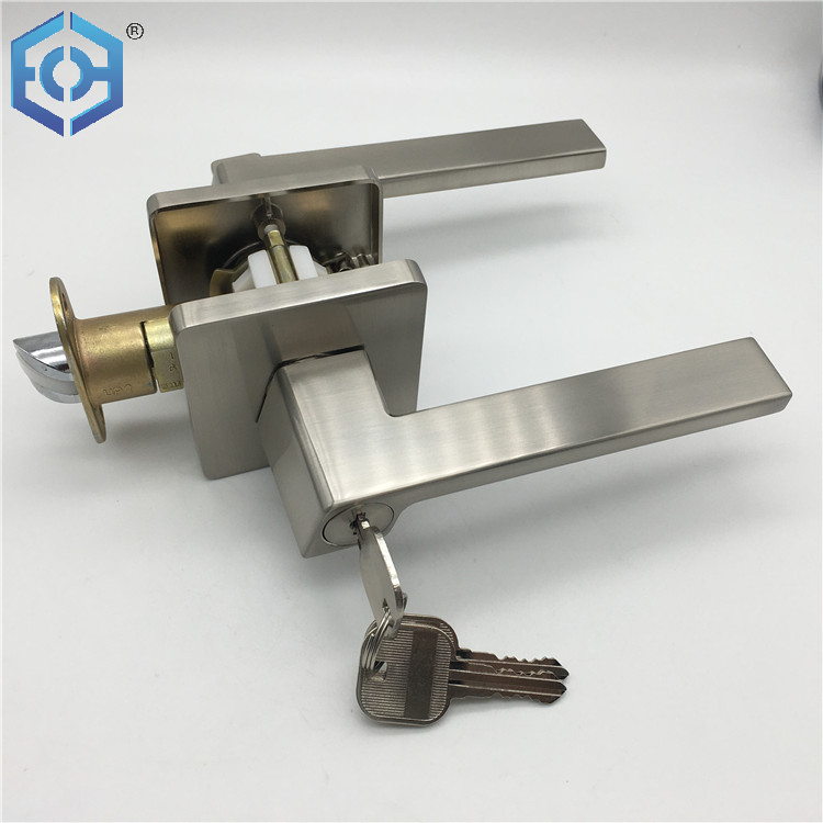 SN Safe Solid Zinc Alloy Mechanism Double Sided Door Handle Lever Lock