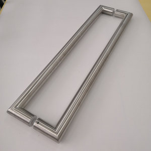 Canada Building Standard Internal Stainless Steel Round Rube Sqaure Style Glass Shower Door Handle For Bathroom Use