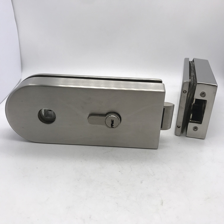 Privacy Stainless Steel Key Frameless Glass Door Lock With Handle Buy