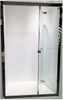 Commercial design waterproof glass folding shower door