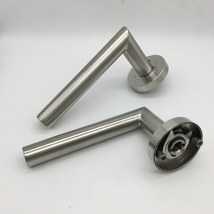 Silver Door Hardware Stainless Steel Brushed Nickel Antique Gatehouse