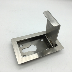  Best Quality Durable Furniture Recessed Handle Concealed Hidden Cabinet Door Handle with Cylinder Hole