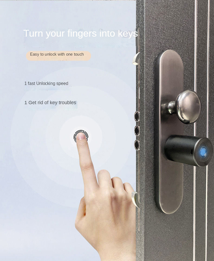 Smart Lock Cylinder Intelligent Practical Antitheft Securtiy Door Lock