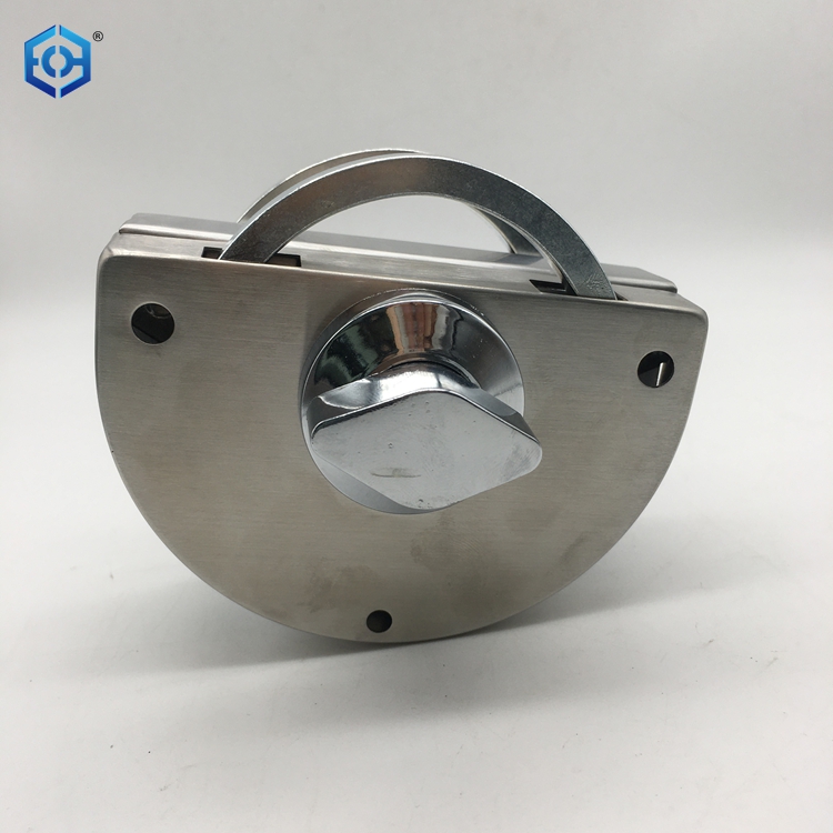 Stainless Steel Cylinder Fitting Center Door Lock Sliding Glass Door Lock