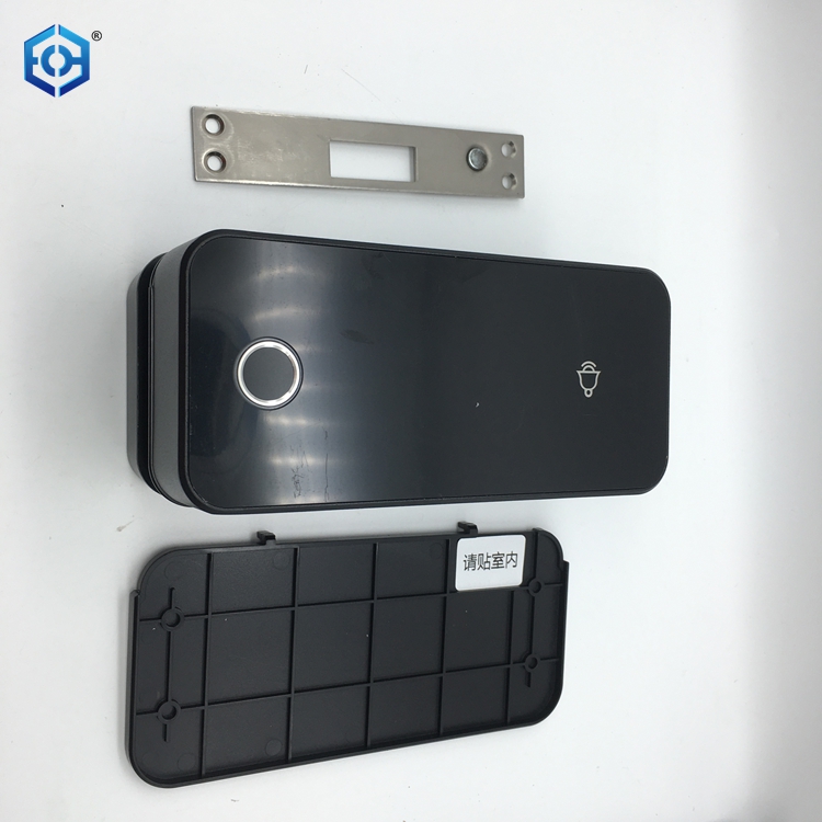 Electronic Door Fingerprint Password Lock Smart Door Lock For Frameless Glass Door 