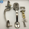 Satin Nickel Zinc Alloy Keyless Entry Door Knob And Deadbolt Entry Door Lock 