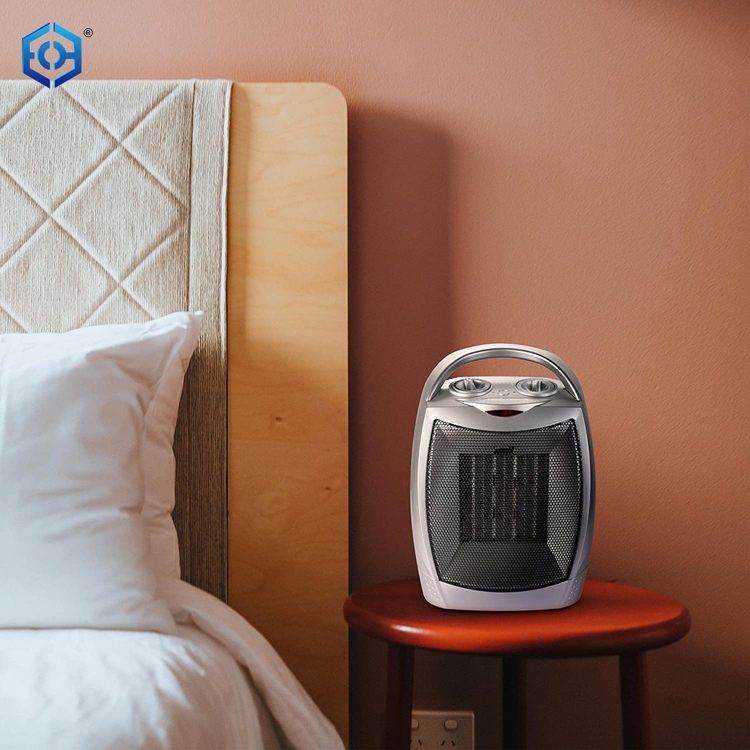 Portable Electric Space Heater with Thermostat 1500W/750W Safe And Quiet Ceramic Heater Fan
