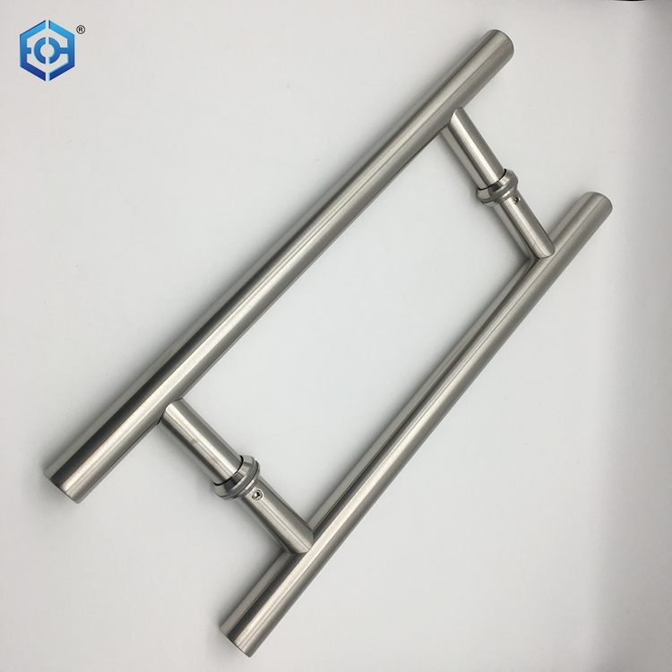 Silver Stainless Steel Hollow Door Pull Handles - Buy back to back pull ...