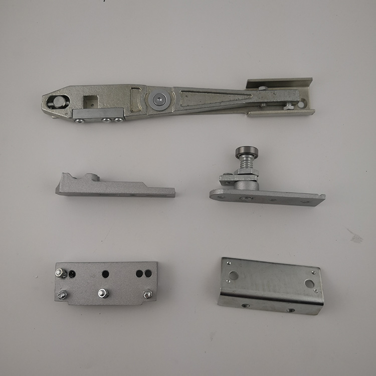 (EDC005) Finish Silver Steel Transom Closer Transon Door Closer Arm