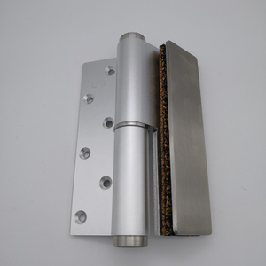 silver aluminum heavy duty adjust single action Soft-closing Hydraulic Glass Door Hinge Door Closer Hinge