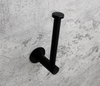 black stainless steel 304 Toilet Paper Holder 3M adhesive toilet paper holder 