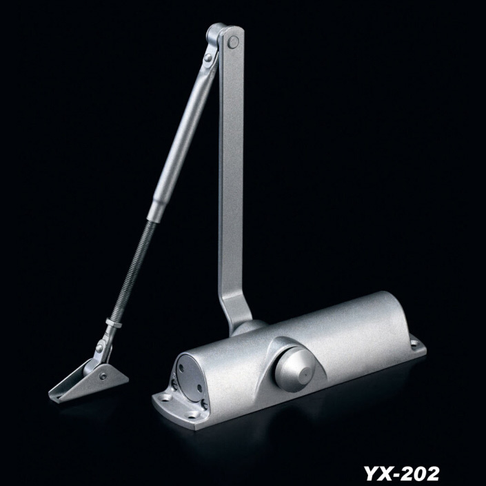 Heavy Duty Aluminum Alloy 3555kg Automatic 90 Degree Door Closer for