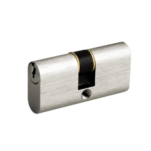 Brass European Door Lock Cylinder /oval Cylinder Lock /double Turn Door Lock Cylinder