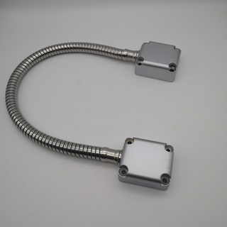 Armored Flex Power Loop Ss W/Wire Junction Alum