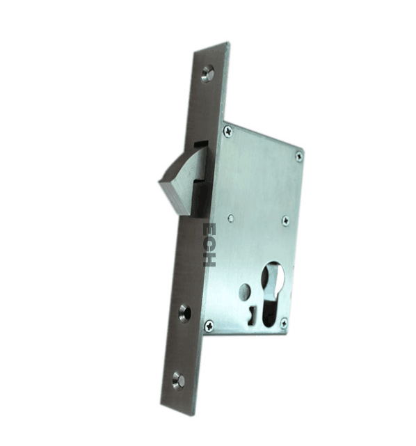 Stainless Steel Easy Install Entrance Mortise Sliding Door Lock with Lever Handle