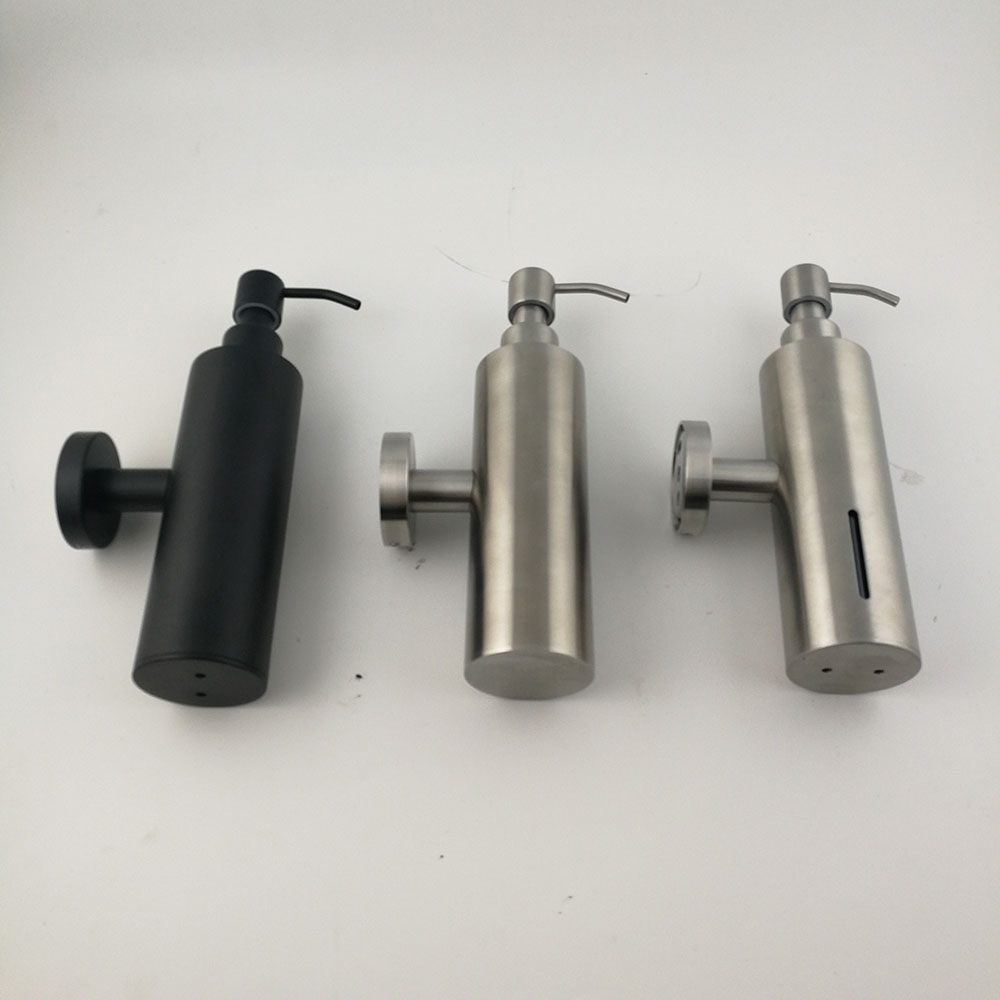 304 ss Round design squeeze hotel bathroom kitchen hand free stand