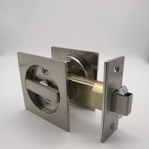 zinc alloy SN accurate sliding door lock without keyword BK bathroom door lock