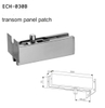Stainless Steel Upper Glass Door Patch Fitting