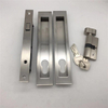 SSS Sliding Door Lock Flush Handle Finger Pull Set Kitchen Bathroom Cabinet Locker with Keys
