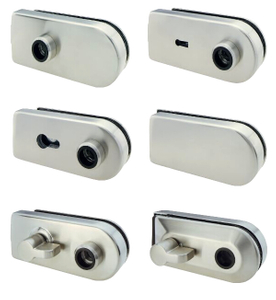 Office Building Commercial Interior Glass Door Lock